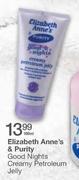 Elizabeth Anne's & Purity Good Nights Creamy Petroleum Jelly-100ml 