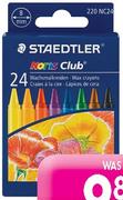 Staedtler Noris Club Wax Crayons-24 Pack