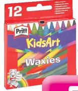 Pritt 12 Piece Kids Art Waxies Crayons