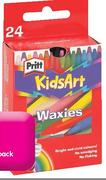 Pritt Kidsart Kids Art Waxies Crayons-24 Pack
