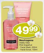 Neutrogena Visibly Clear Pink Grapefruit Facial Scrub-150ml