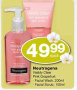 Neutrogena Visibly Clear Pink Grapefruit Facial Wash-200ml