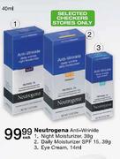 Neutrogena Anti-Wrinkle Night Moisturiser-39g
