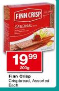 Finn Crisp Crispbread Assorted-200g Each