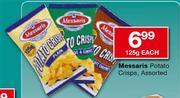 Messaris Potato Crisps Assorted-125g Each