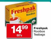Freshpak Rooibos Teabags-80's