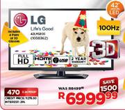 LG Full HD 3D LED TV (42LM5800)-42"