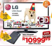 LG Full HD 3D LED TV (47LM5800)-47"