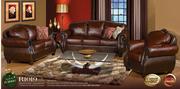 Monroe Genuine Leather Uppers Lounge Suite