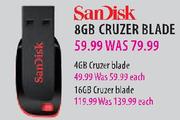 SanDisk Cruzer Blade-16GB each
