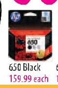 HP 650 Black-each