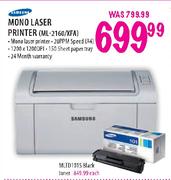 Samsung Mono Laser Printer (ML-2160/XFA)