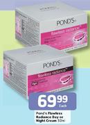 Pond's Flawless Radiance Day Or Night Cream-50ml Each