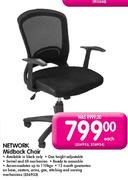 Network Midback Chair In Black-Each