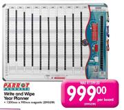 Parrot Write And Wipe Year Planner-1200x900mm
