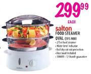 Salton Food Steamer Oval (SFS 800)-Each