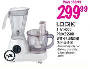 Logik Food Processor With Blender (RSH-004544)-1.7l