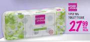 Simple Choice 1 Ply Toilet Tissues - 10's Per Pack