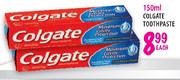 Colgate Toothpaste - 150ml Each