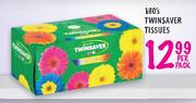 Twinsaver Tissues - 180's Per Pack