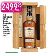 The Glenlivet 25 Yo Single Speyside Malt Scotch Whisky In Gift Box-1x750ml