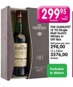 The Glenlivet 12 Yo Single Malt Scotch Whisky In Gift Box-12x750ml