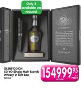 Glenfiddich 50 Yo Single Malt Scotch Whisky In Gift Box-1x750ml