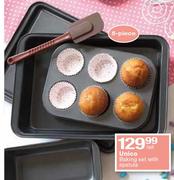 Unico Baking Set With Spatula-Per Set