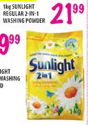 Sunlight Regular 2-In-1 Washing Powder-1kg