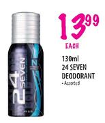24 Seven Deodorant Assorted-130ml Each