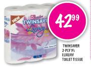 Twinsaver 2-Ply Luxury Toilet Tissue-9's