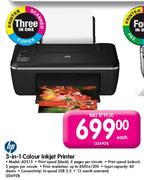 Hp 3-in-1 Colour Inkjet Printer-Each