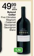 Boland Cellar Five Climates Magnum Cabernet Sauvignon Blanc-1.5ltr Each