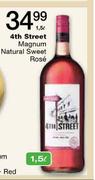 4Th Street Magnum Natural Sweet Rose-1.5ltr