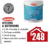 Plascon Kitchen & Bathrooms paint-2.5Lt