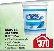 Berger Master Nukote PVA Paint-20Ltr