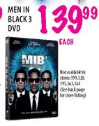 Men In Black 3 DVD - Each