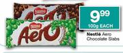 Nestle Aero Chocolate Slabs - 100gm Each