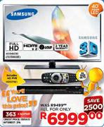 Samsung Full HD 3D LED TV-40" 
