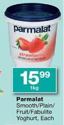 Parmalat Smooth/Plain/Fruit/Fabulite Yoghurt-1kg Each