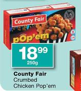 County Fair Crumbed Chicken Pop'em-250g