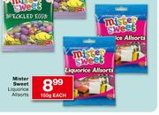 Mister Sweet Liquorice Allsorts-150g Each