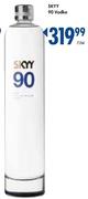 SKYY 90 Vodka - 750ml