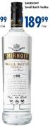 Smirnoff Small Batch Vodka - 750ml