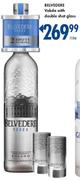 Belvedere Vodka With Double Shot Glass
