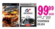 PS2 Stuntman Or GT4-Each