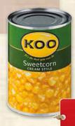 Koo Cream Style Sweetcorn-415g