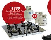 Kaya Glass Top Hob Plus Gas Cylinder
