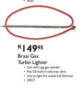 Braai Gas Turbo Lighter