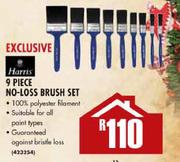 Harri 9 Piece No-Loss Brush Set